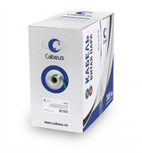 Кабель витая пара UTP Cabeus UTP-4P-Cat.5e-SOLID-LSZH-GN (U/ UTP)