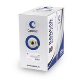 Кабель витая пара UTP Cabeus UTP-4P-Cat.5e-SOLID-LSZH-YL (U/ UTP)