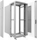 Cabeus SH-05C-18U60/80 Шкаф монтажный телекоммуникационный 19" напольный для распределительного и серверного оборудования 18U 600x800x988mm (ШхГхВ) передняя стеклянная и задняя сплошная металлическая двери