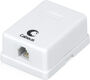 Cabeus WS-6P4C-TEL-1 Розетка телефонная RJ-12(6P4C)