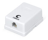 Розетка телефонная RJ-12 Cabeus WS-6P4C-TEL-1 (6P4C)
