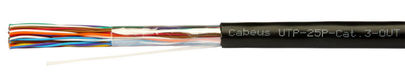 Cabeus UTP-25P-Cat.3-OUT Кабель витая пара UTP (U/UTP)