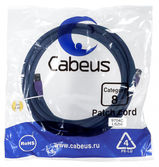 Патч-корд S/ FTP Cabeus PC-SSTP-RJ45-Cat.8-3m-LSZH