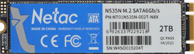 Netac SSD N535N M.2 2280 SATAIII 3D NAND 2TB Netac SSD N535N M.2 2280 SATAIII 3D NAND 2TB