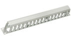 Cabeus JB07-1U-GY Кабельный органайзер 19" 1U с крышкой