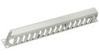 Cabeus JB07-1U-GY Кабельный органайзер 19" 1U с крышкой
