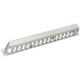 Cabeus JB07-1U-GY Кабельный органайзер 19" 1U с крышкой
