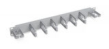 Кабельный органайзер горизонтальный 19&amp;quot; 1U Cabeus JB08-1U-PR-GY