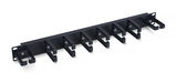 Кабельный органайзер горизонтальный 19&amp;quot; 1U Cabeus JB08-1U-PR-BK