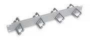 Cabeus JB08-1U-45-GY Кабельный органайзер горизонтальный 19" 1U двухсторонний