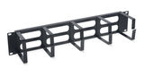 Кабельный органайзер горизонтальный 19&amp;quot; 2U Cabeus JB08-2U-BK