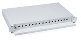 Кросс бокс оптический 19&amp;quot; на 16 ST со сплайс-кассетой Cabeus ODF-19-16-ST (FC)