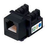 Degree Вставка Keystone Jack Cabeus KJ-RJ12-90-BK