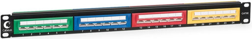 Cabeus PLCOL-24-Cat.5e-Dual IDC Патч-панель 19" (1U) Cabeus PLCOL-24-Cat.5e-Dual IDC Патч-панель 19" (1U)