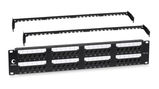 IDC Патч-панель 19&amp;quot; Cabeus PL2-48-Cat.5e-Dual (2U)