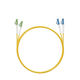 Cabeus FOP(d)-9-LC/APC-LC/UPC-25m Шнур оптический duplex LC/APC-LC/UPC 9/125 sm 25м LSZH
