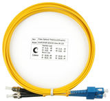 Cabeus FOP(d)-9-SC-ST-3m Шнур оптический duplex SC-ST 9/ 125 sm 3м LSZH