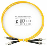 Cabeus FOP(d)-9-FC-ST-1m Шнур оптический duplex FC-ST 9/ 125 sm 1м LSZH