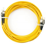 Cabeus FOP(d)-9-FC-ST-10m Шнур оптический duplex FC-ST 9/ 125 sm 10м LSZH