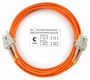 Cabeus FOP-62-SC-SC-5m Шнур оптический duplex SC-SC 62,5/125 mm 5м LSZH