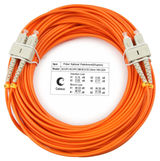 Шнур оптический duplex SC-SC 62, 5/ 125 mm 20м LSZH Cabeus FOP-62-SC-SC-20m