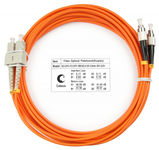 Шнур оптический duplex SC-FC 62, 5/ 125 mm 20м LSZH Cabeus FOP-62-SC-FC-20m