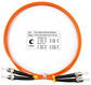 Cabeus FOP-62-ST-ST-1m Шнур оптический duplex ST-ST 62,5/125 mm 1м LSZH