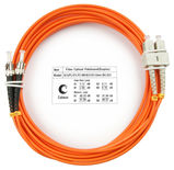 Шнур оптический duplex SC-ST 62, 5/ 125 mm 5м LSZH Cabeus FOP-62-SC-ST-5m
