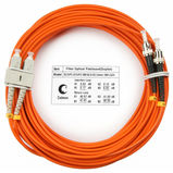 Шнур оптический duplex SC-ST 62, 5/ 125 mm 20м LSZH Cabeus FOP-62-SC-ST-20m