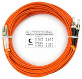 Шнур оптический duplex LC-ST 62, 5/ 125 mm 25м LSZH Cabeus FOP-62-LC-ST-25m