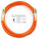 Cabeus FOP-62-LC-LC-5m Шнур оптический duplex LC-LC 62,5/125 mm 5м LSZH