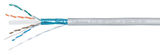 Кабель витая пара экранированная FTP Cabeus FTP-4P-Cat.6-SOLID-GY (F/ UTP)