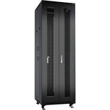 Шкаф монтажный телекоммуникационный 19&amp;quot; напольный для распределительного и серверного оборудования 42U 600x1200x2055mm передняя и задняя двойные перфорированные двери Cabeus ND-05C-42U60/ 120-BK (ШхГхВ) ND-05C-42U60/120-BK