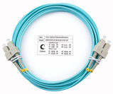Шнур оптический duplex SC-SC 50/ 125 mm OM3 5м LSZH Cabeus FOP-50-SC-SC-5m
