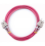 Шнур оптический duplex SC-SC 50/ 125 mm OM4 5м LSZH Cabeus FOP-50-OM4-SC-SC-5m