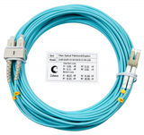 Шнур оптический duplex LC-SC 50/ 125 mm OM3 10м LSZH Cabeus FOP-50-LC-SC-10m
