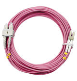 Шнур оптический duplex LC-SC 50/ 125 mm OM4 10м LSZH Cabeus FOP-50-OM4-LC-SC-10m