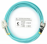 Шнур оптический duplex SC-FC 50/ 125 mm OM3 10м LSZH Cabeus FOP-50-SC-FC-10m