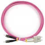 Шнур оптический duplex SC-FC 50/ 125 mm OM4 2м LSZH Cabeus FOP-50-OM4-SC-FC-2m
