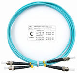 Шнур оптический duplex ST-ST 50/ 125 mm OM3 2м LSZH Cabeus FOP-50-ST-ST-2m
