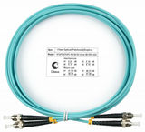 Шнур оптический duplex ST-ST 50/ 125 mm OM3 3м LSZH Cabeus FOP-50-ST-ST-3m