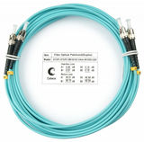 Шнур оптический duplex ST-ST 50/ 125 mm OM3 20м LSZH Cabeus FOP-50-ST-ST-20m
