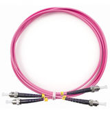 Шнур оптический duplex ST-ST 50/ 125 mm OM4 2м LSZH Cabeus FOP-50-OM4-ST-ST-2m
