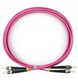 Шнур оптический duplex ST-ST 50/ 125 mm OM4 3м LSZH Cabeus FOP-50-OM4-ST-ST-3m
