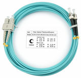 Шнур оптический duplex SC-ST 50/ 125 mm OM3 5м LSZH Cabeus FOP-50-SC-ST-5m