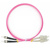 Шнур оптический duplex SC-ST 50/ 125 mm OM4 1, 5м LSZH Cabeus FOP-50-OM4-SC-ST-1, 5m FOP-50-OM4-SC-ST-1,5m