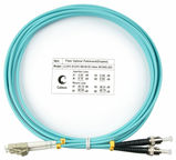 Шнур оптический duplex LC-ST 50/ 125 mm OM3 3м LSZH Cabeus FOP-50-LC-ST-3m