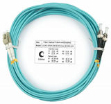Шнур оптический duplex LC-ST 50/ 125 mm OM3 25м LSZH Cabeus FOP-50-LC-ST-25m