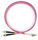 Cabeus FOP-50-OM4-LC-ST-1,5m Шнур оптический duplex LC-ST 50/125 mm OM4 1,5м LSZH