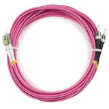 Шнур оптический duplex LC-ST 50/ 125 mm OM4 10м LSZH Cabeus FOP-50-OM4-LC-ST-10m